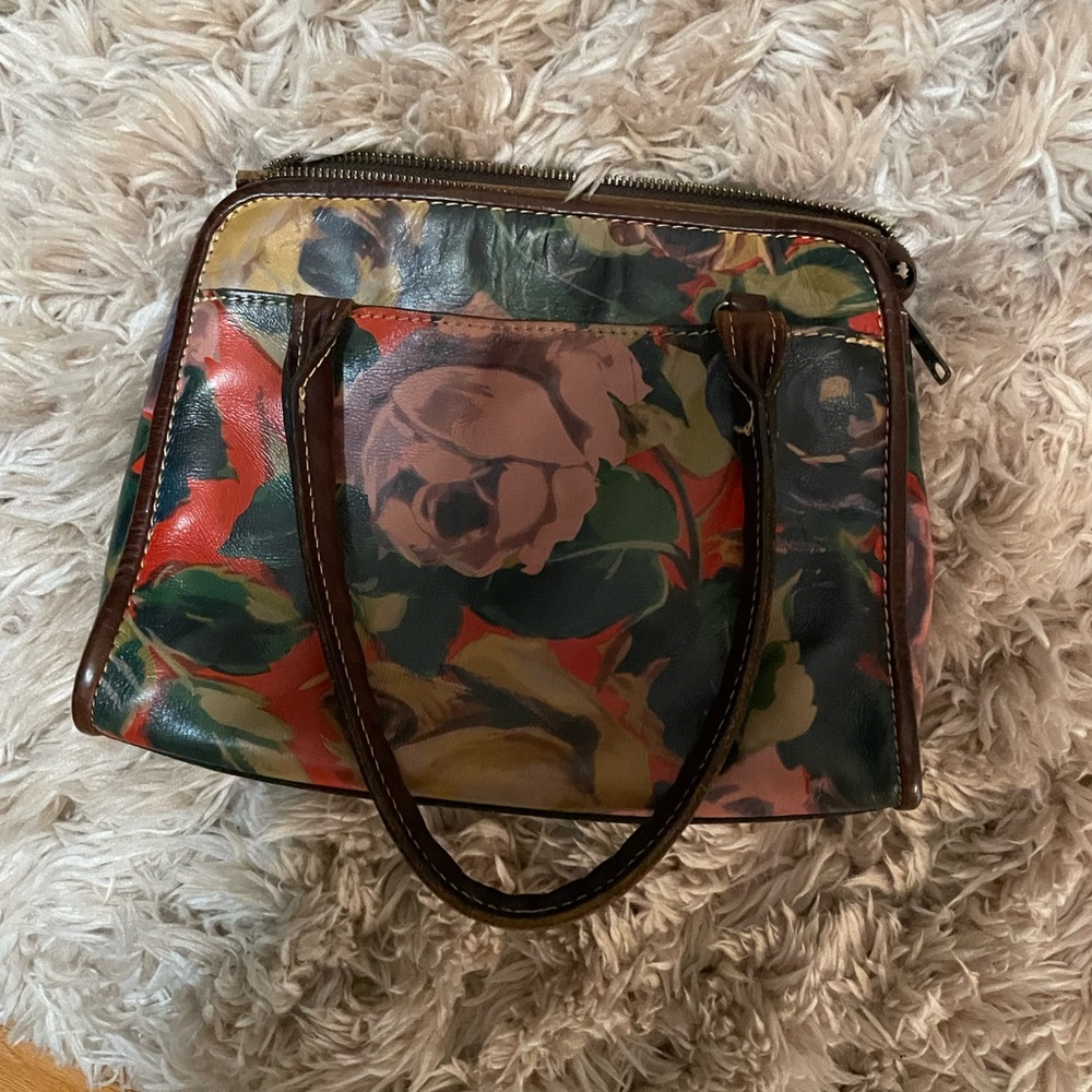 Handled leather purse PATRICIA NASH